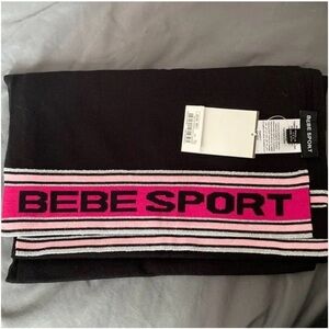Bebe Sport Black and Pink Leggings